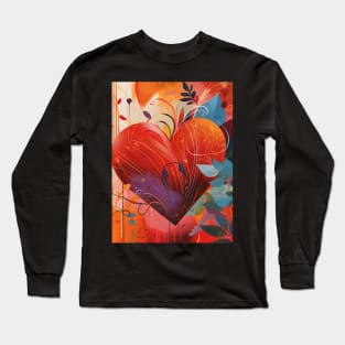 Discover True Romance: Art, Creativity and Connections for Valentine's Day and Lovers' Day Long Sleeve T-Shirt